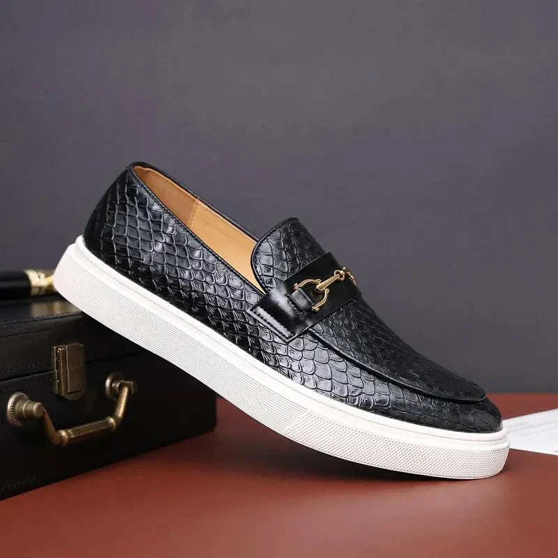 Sneakers Homme - Cuir Noire